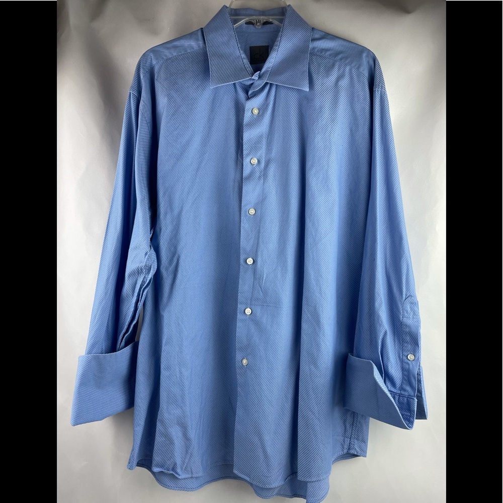 Calvin Klein Light Blue Dress Shirt Button Down